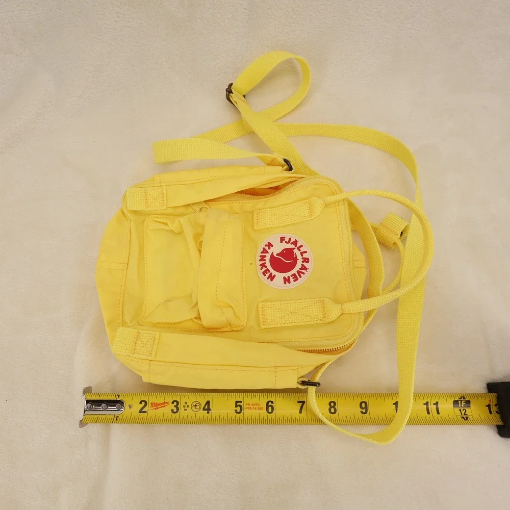 Fjallraven Kanken Sling Crossbody Bag Yellow 23797 Vinylon F Durable Shoulder